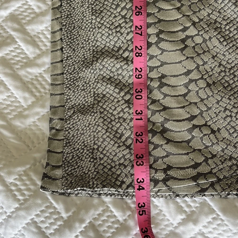 French Connection Long Sleeve Snake Jacquard Dress. - Picture 11 of 11